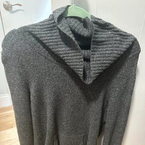 Gray Turtleneck Sweater